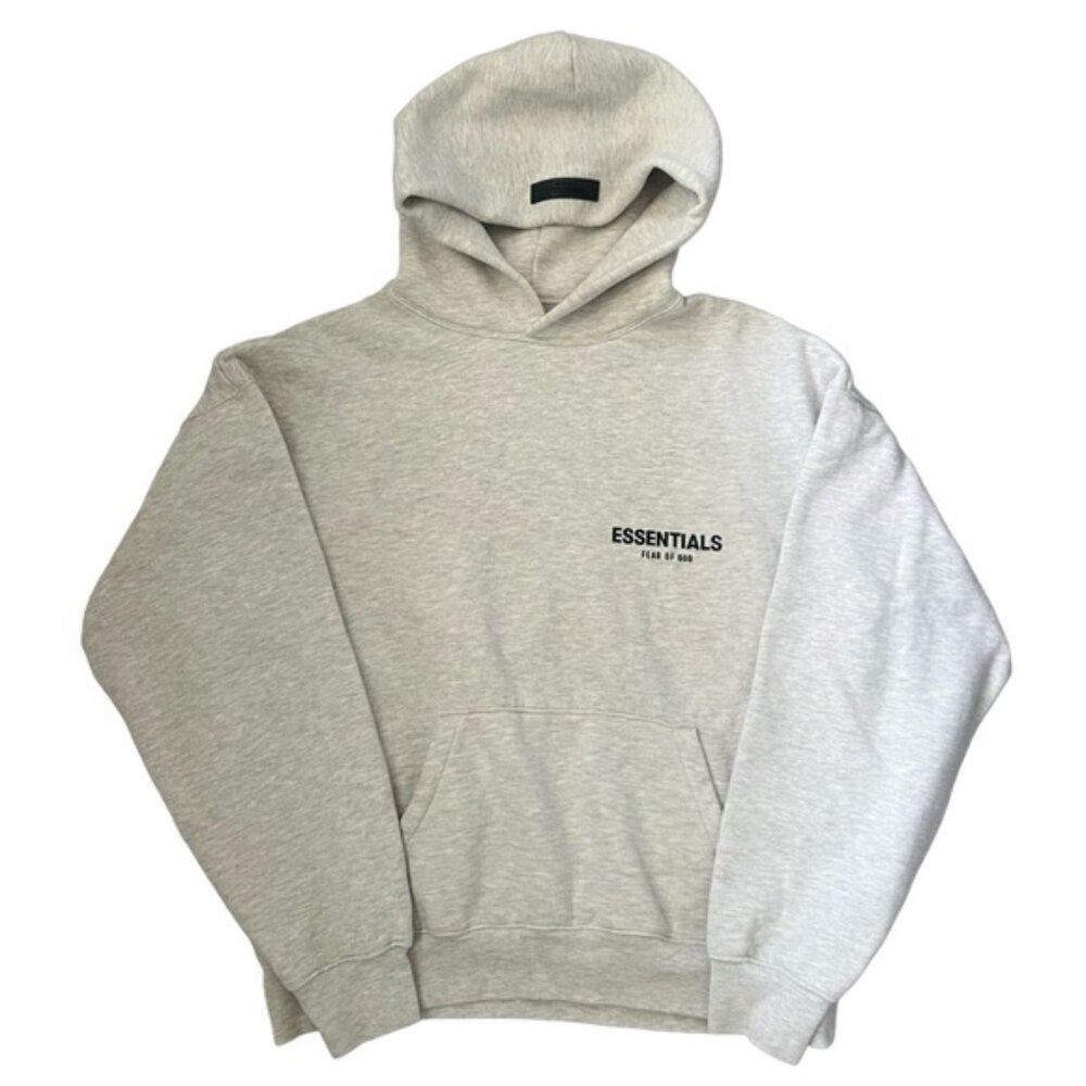 Fear of God Essentials Light Oatmeal Hoodie Size Small